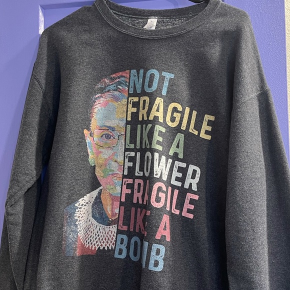 Ruth Bader Ginsburg Sweatshirt | Size Medium - Picture 2 of 3